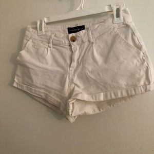 White shorts.